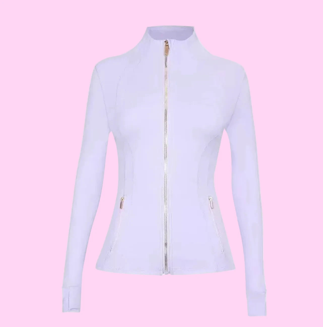 Studio Sculpt Zip Jacket (Gold Zipper)