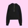 Scuba Oversized Half Zip Hoodie